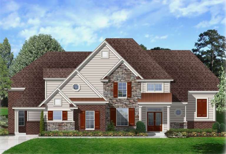 House Plan House Plan #16161 Front Elevation