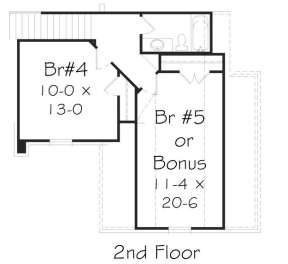 Floorplan 2 for House Plan #3367-00035