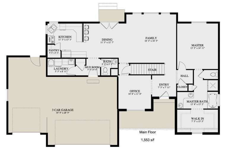 House Plan House Plan #16170 Drawing 1