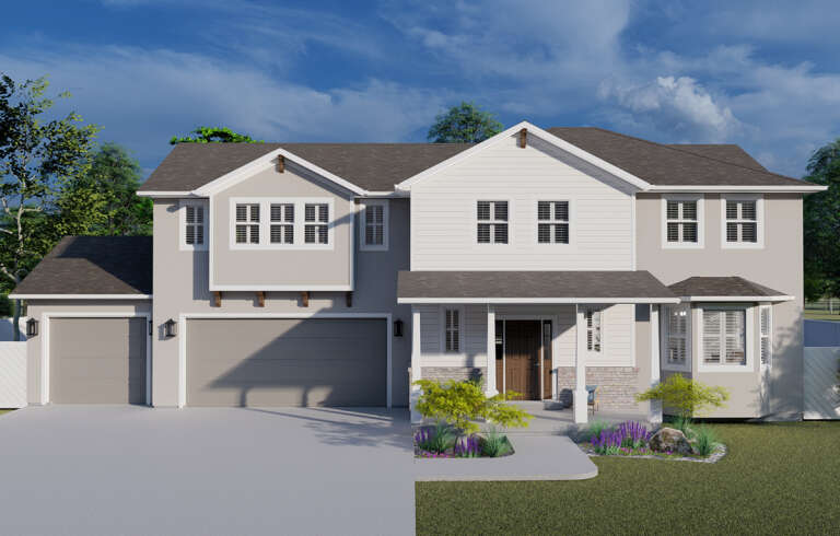 House Plan House Plan #16172 Front Elevation