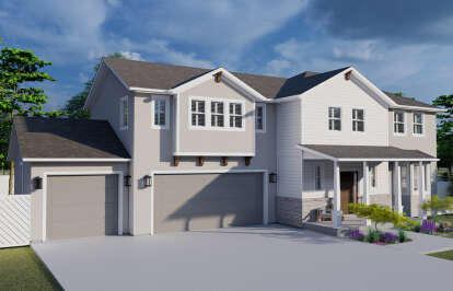 Traditional House Plan #2802-00008 Elevation Photo