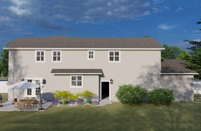 Traditional House Plan #2802-00008 Elevation Photo