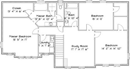 Floorplan 2 for House Plan #2802-00008