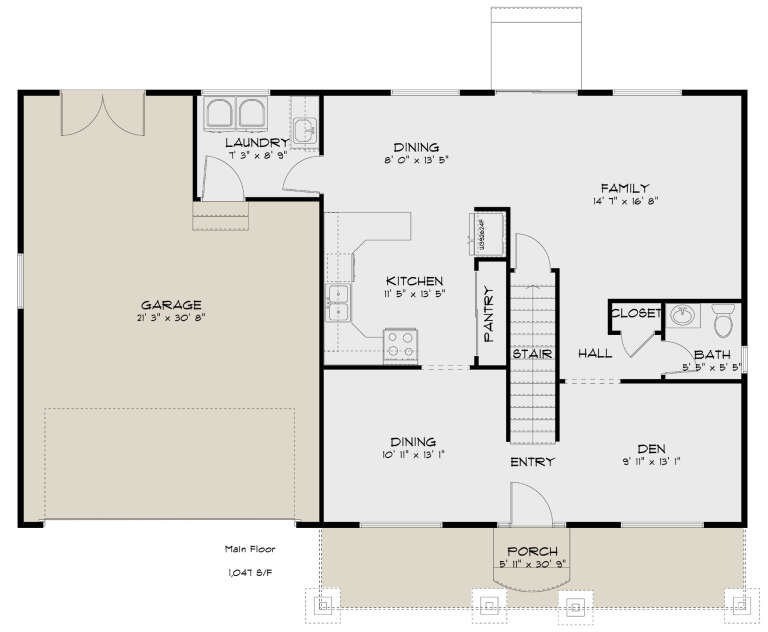 House Plan House Plan #16173 Drawing 1
