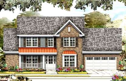 Traditional House Plan #3367-00042 Elevation Photo