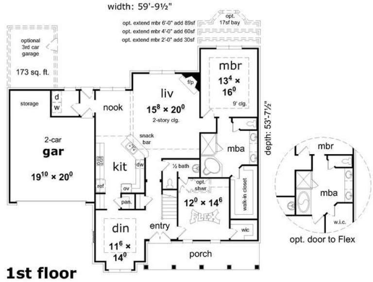 House Plan House Plan #16175 Drawing 1