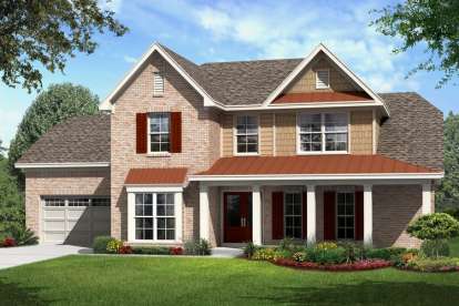 Traditional House Plan #3367-00044 Elevation Photo