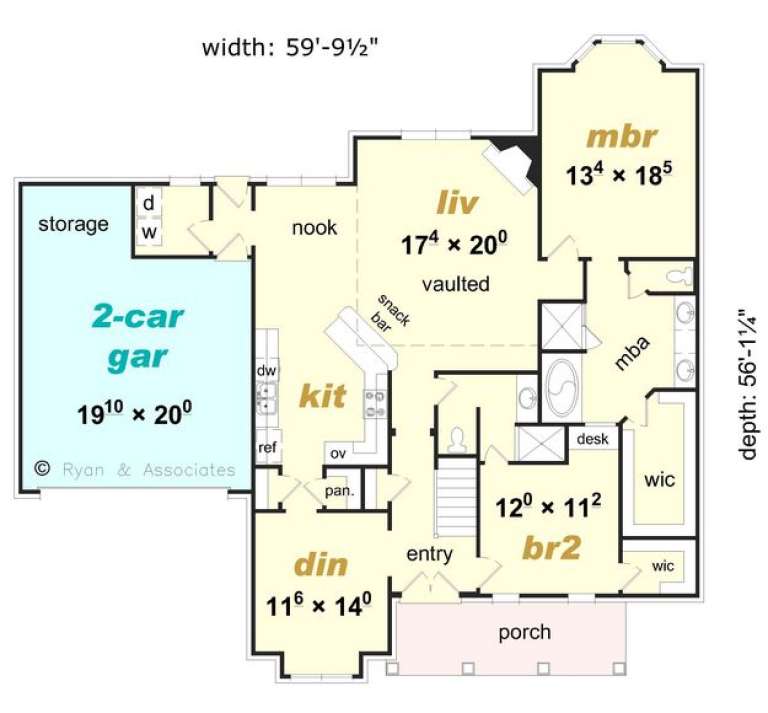 House Plan House Plan #16178 Drawing 1