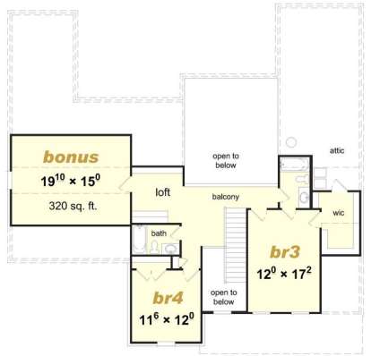 Floorplan 2 for House Plan #3367-00047
