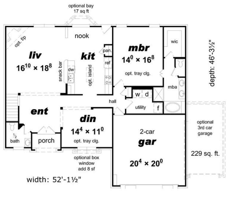 House Plan House Plan #16180 Drawing 1