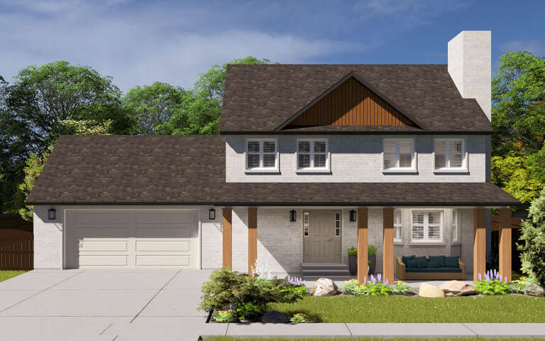 House Plan House Plan #16186 Front Elevation 