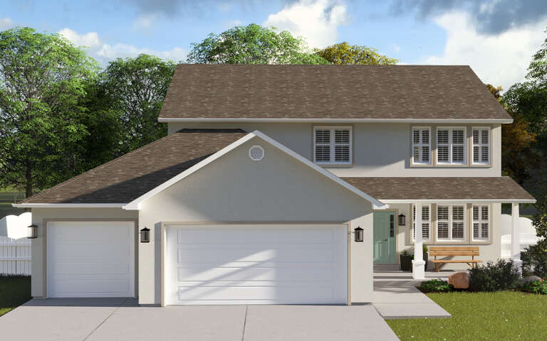 House Plan House Plan #16188 Front Elevation 