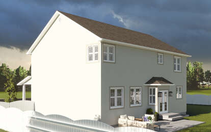 Traditional House Plan #2802-00013 Elevation Photo