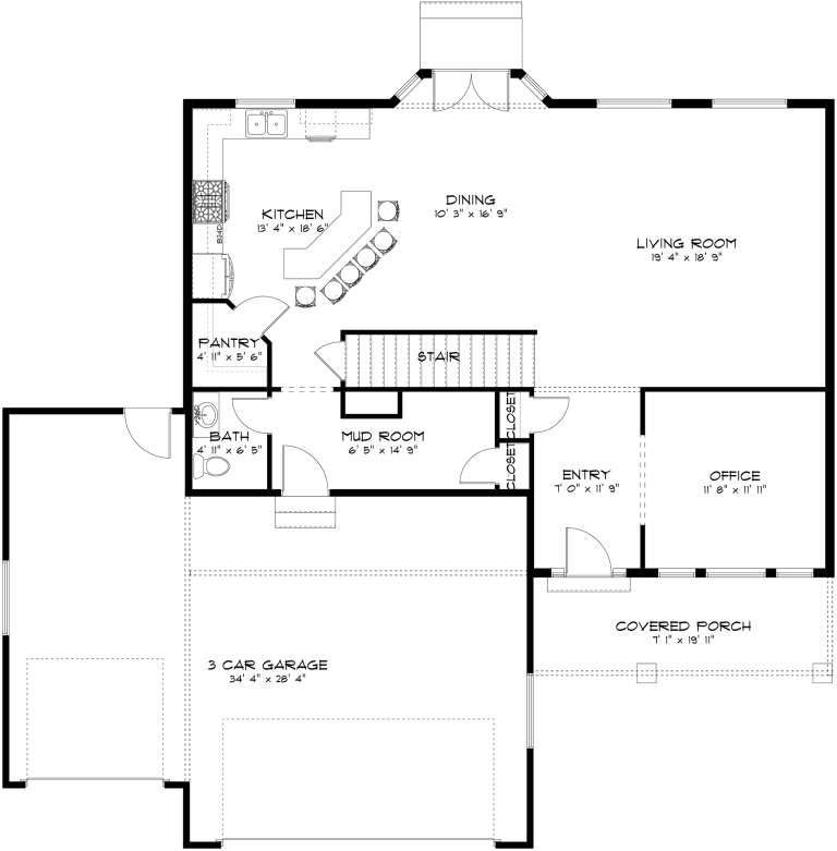 House Plan House Plan #16188 Drawing 1