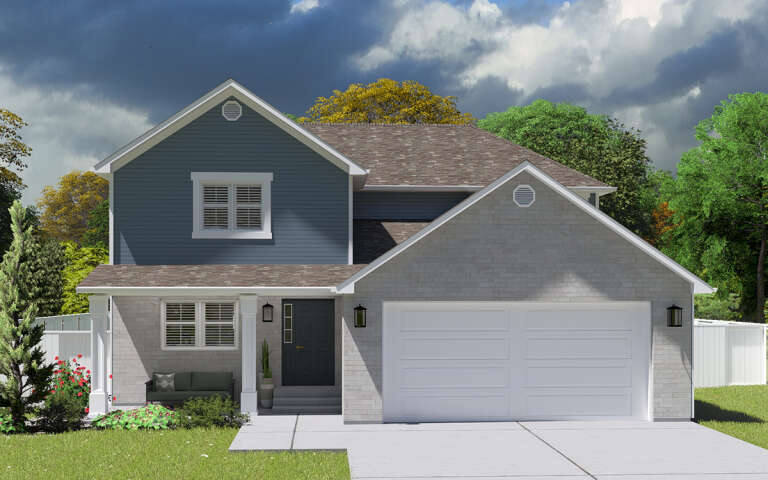 House Plan House Plan #16192 Front Elevation