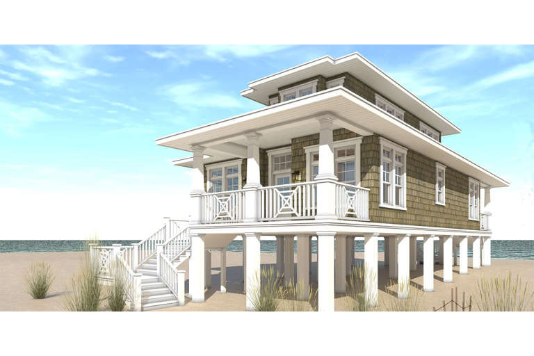 House Plan House Plan #16193 Front Elevation 