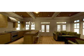 Narrow Lot House Plan #028-00101 Additional Photo
