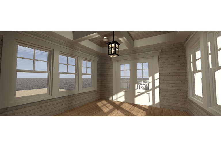 Narrow Lot House Plan #028-00101 Additional Photo
