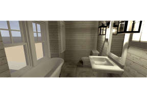 Narrow Lot House Plan #028-00101 Additional Photo