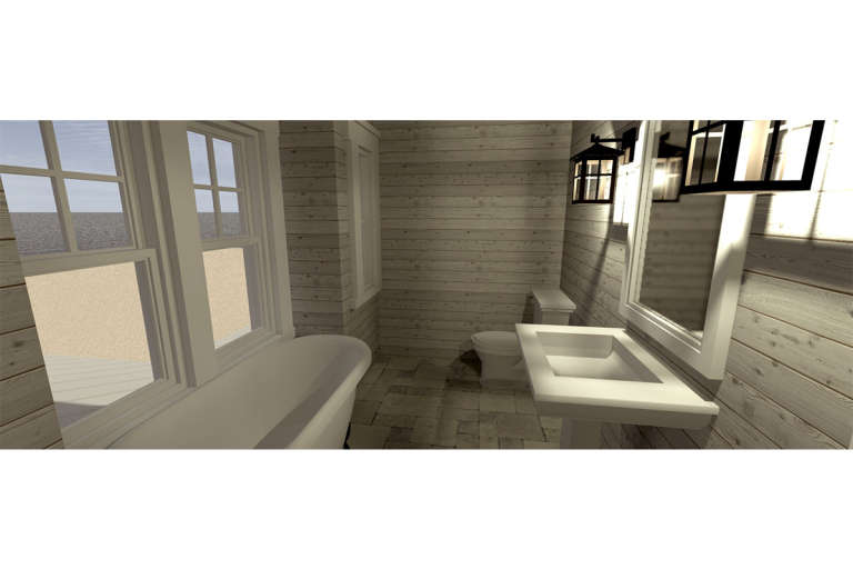 Narrow Lot House Plan #028-00101 Additional Photo