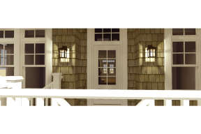 Narrow Lot House Plan #028-00101 Additional Photo