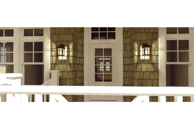 Narrow Lot House Plan #028-00101 Additional Photo