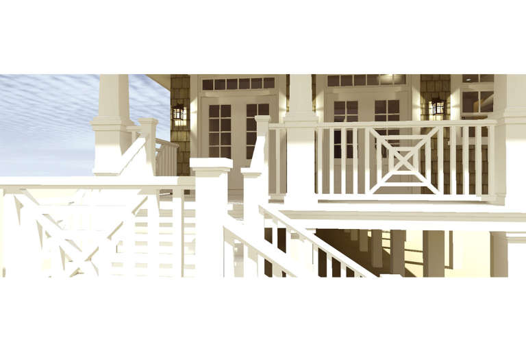 Narrow Lot House Plan #028-00101 Additional Photo