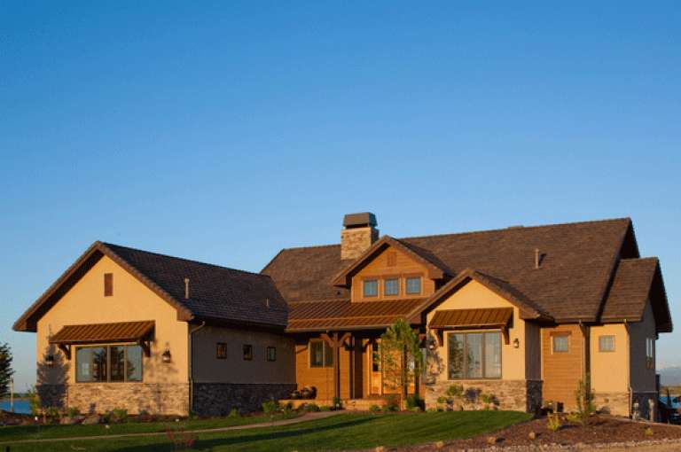 Mountain House Plan #5631-00056 Elevation Photo