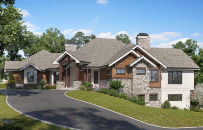 Northwest House Plan #5631-00057 Elevation Photo