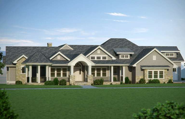House Plan House Plan #16199 Front Elevation