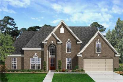 European House Plan #3367-00053 Elevation Photo