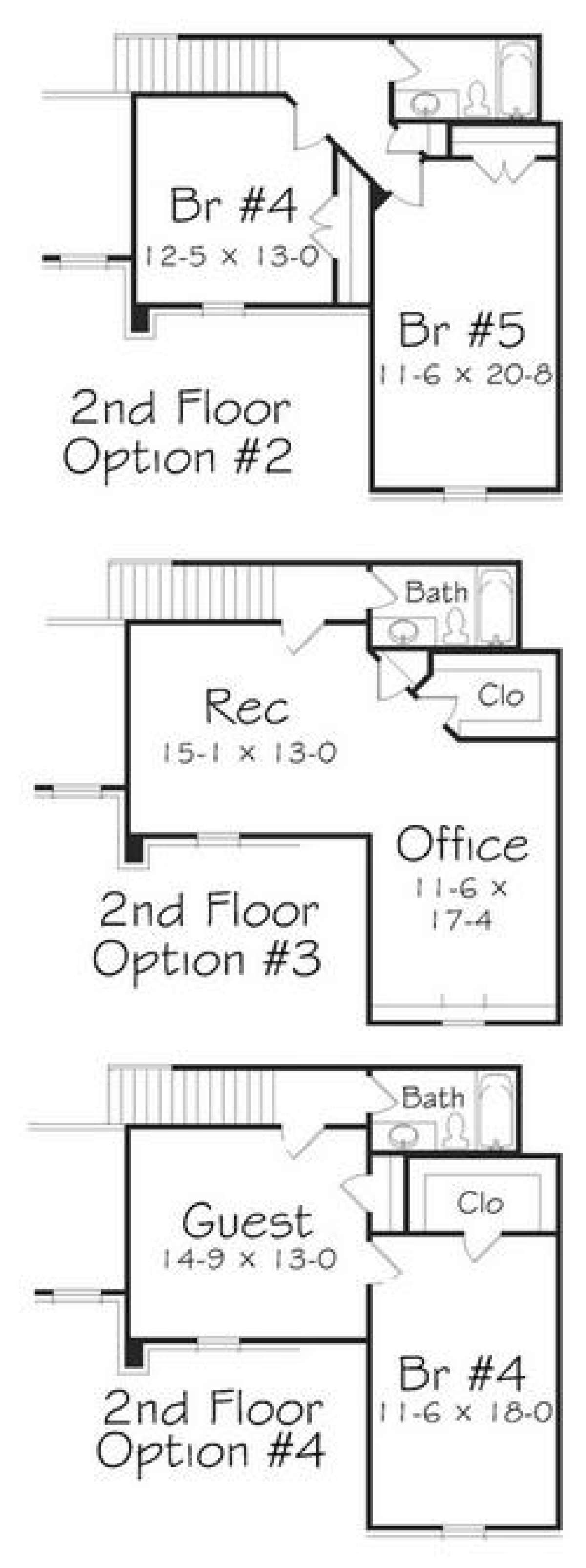 Floorplan 2 for House Plan #3367-00053