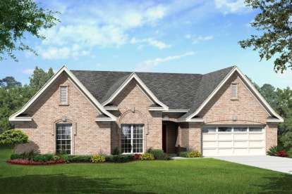 3 Bed, 2 Bath, 2119 Square Foot House Plan - #3367-00057