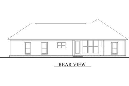 Ranch House Plan #041-00076 Elevation Photo