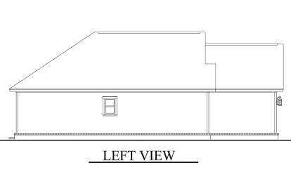 Ranch House Plan #041-00076 Elevation Photo