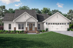 Cottage House Plan #041-00077 Elevation Photo