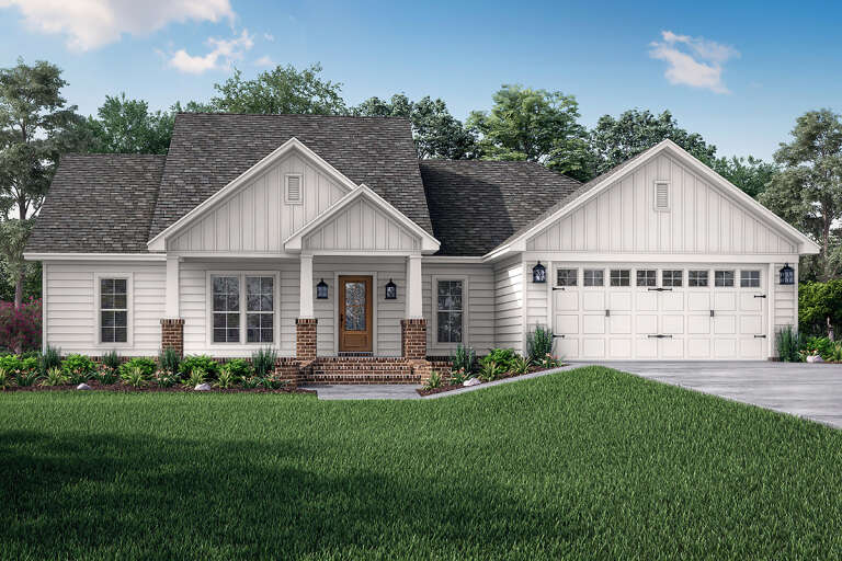 Cottage House Plan #041-00077 Elevation Photo