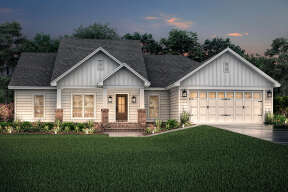 Cottage House Plan #041-00077 Elevation Photo