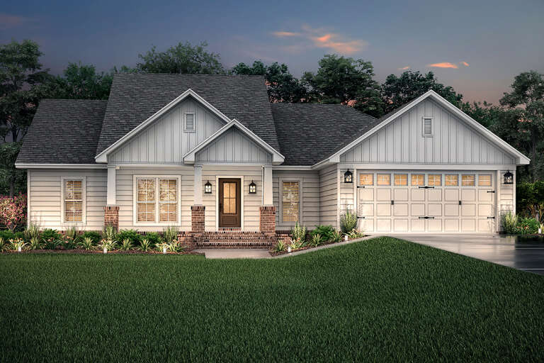 Cottage House Plan #041-00077 Elevation Photo