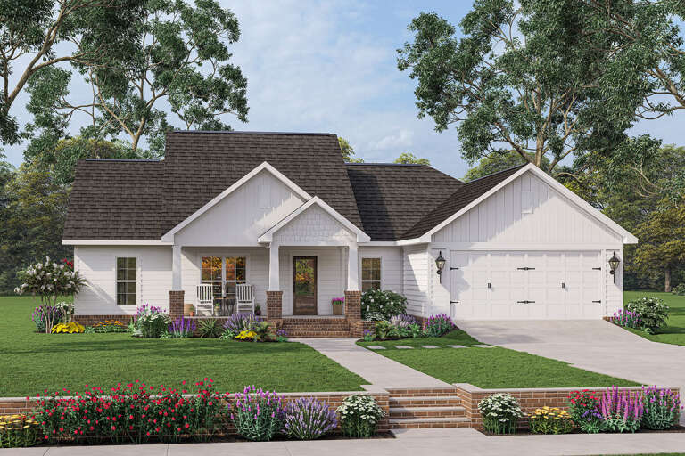 Cottage House Plan #041-00077 Elevation Photo