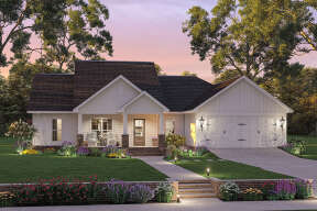 Cottage House Plan #041-00077 Elevation Photo