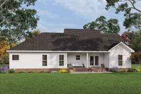 Cottage House Plan #041-00077 Elevation Photo