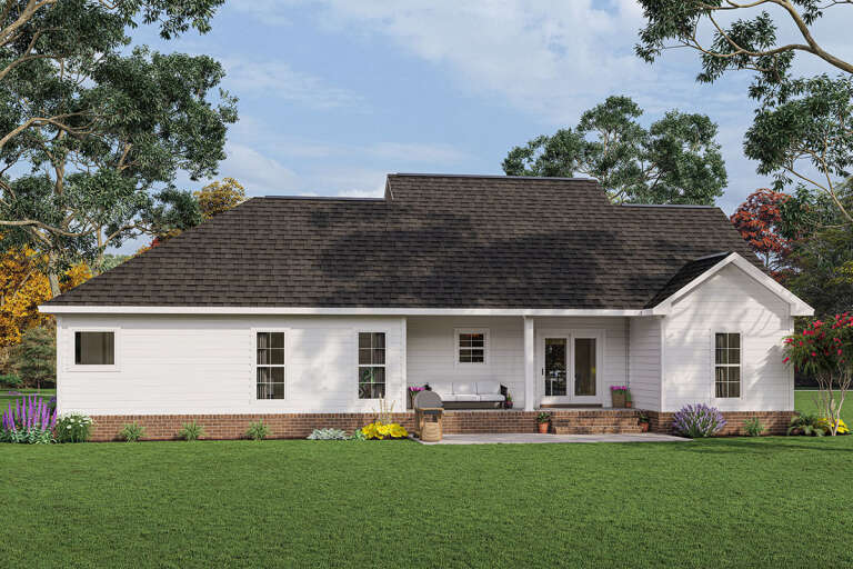 Cottage House Plan #041-00077 Elevation Photo