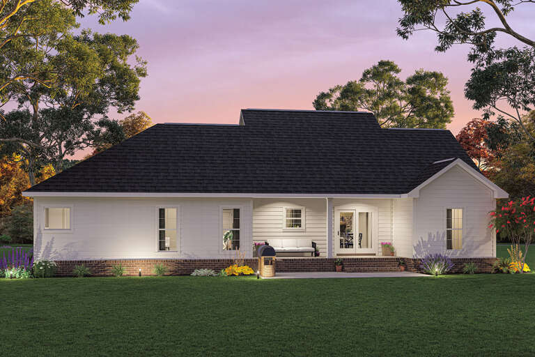 Cottage House Plan #041-00077 Elevation Photo