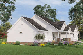 Cottage House Plan #041-00077 Elevation Photo