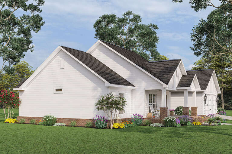 Cottage House Plan #041-00077 Elevation Photo