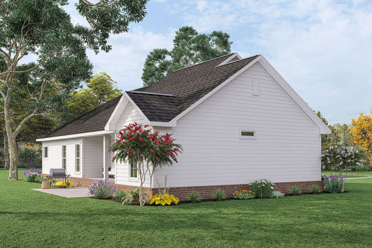 Cottage House Plan #041-00077 Elevation Photo
