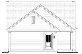 Narrow Lot House Plan #041-00078 Elevation Photo