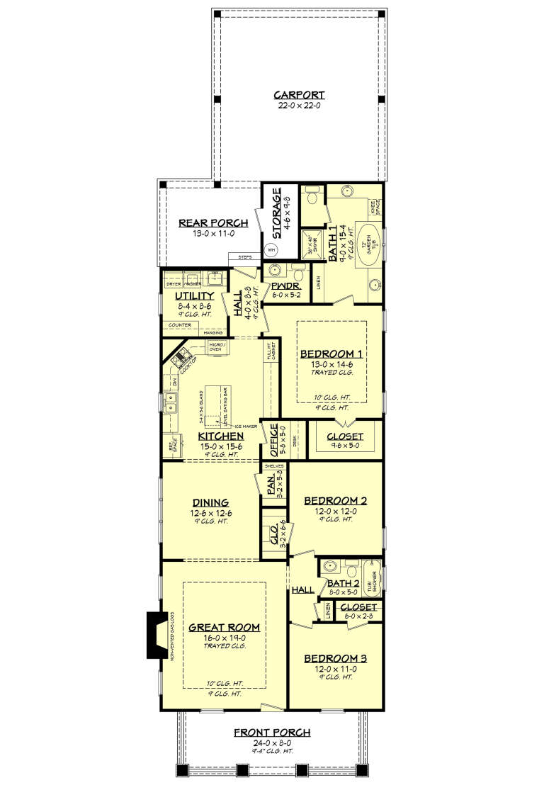 House Plan House Plan #16210 Drawing 1