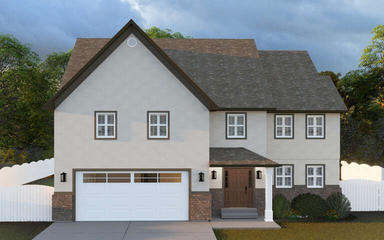 House Plan House Plan #16213 Front Elevation 